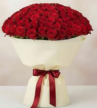 Букет 101 Красная роза Милано в Дорогобуже