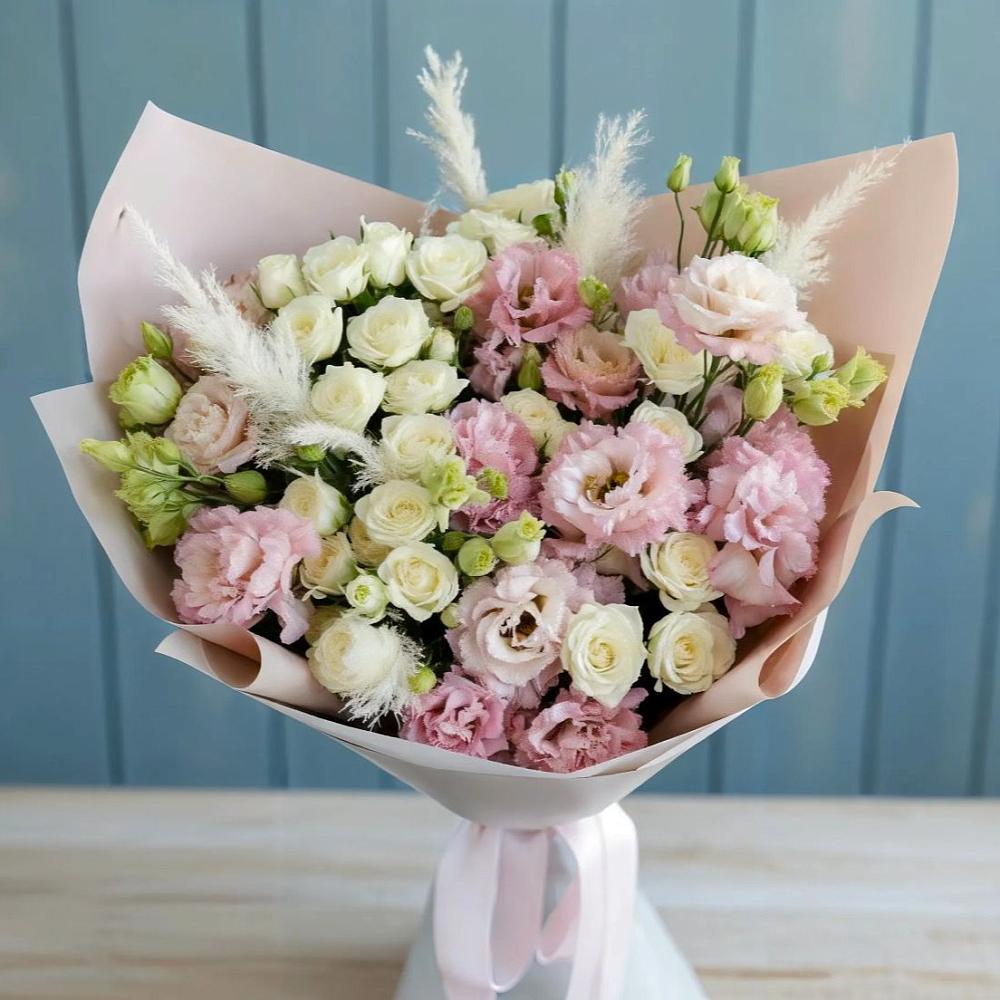 Букет цветов из: Альстромерии и Розы в Дорогобуже