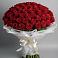 Букет 101 Красная роза Блэк Мэджик в Дорогобуже