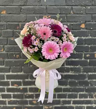 Букет цветов из:  Герберы и Хризантемы в Дорогобуже