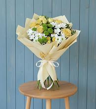 Букет цветов из:  Хризантемы и Розы в Дорогобуже