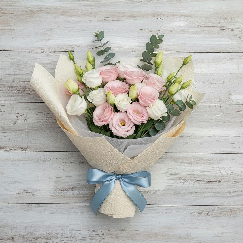 Букет цветов из: Лизиантусы в Дорогобуже